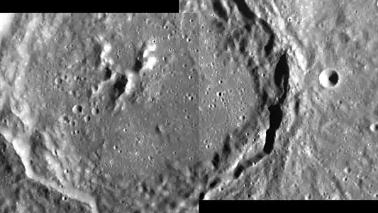 Mosaic of MESSENGER Narrow Angle Camera images