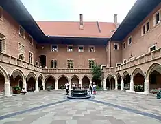 Courtyard of the Collegium Maius of the Jagiellonian University in Krakow (ca. 1490-1540)