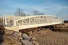 Bridge at river mouth