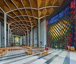 The interior of the new cathedral.