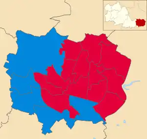 2018 results map