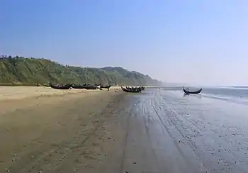 Image 48Cox's Bazar in Bangladesh known for its wide sandy beach, is believed to be the world's longest (120 km) natural sandy sea beach. It is located 152 km south of Chittagong.Photo Credit: ed g2s