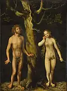 Adam and Eve, Lucas Cranach the Elder