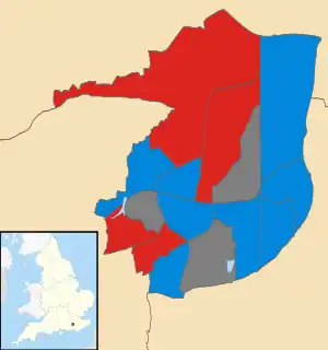 2010 results map