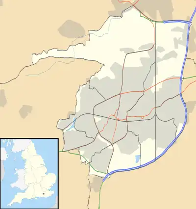 St Margaret, Ifield is located in Crawley