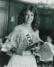 Miss Venezuela 1977Cristal Montañez