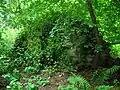 A corner of the old tower castle walls.