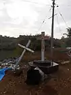 Few crosses that can be seen which are supposedly installed by the local Christian community residing in a nearby locality