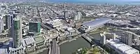 Looking towards South Wharf from the Rialto Towers observation deck