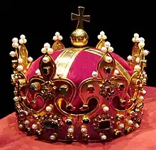 Replica of the destroyed Crown of Bolesław I the Brave of Poland.