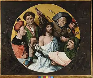 Christ Crowned with Thorns, by a follower of Bosch, in El Escorial