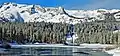 Crystal Crag (centered) with Mammoth Crest behind, seen from Twin Lakes