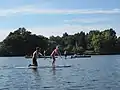 Boaters on the lake