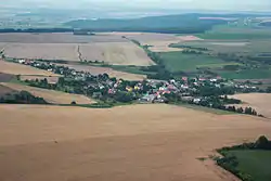 Aerial view from the south