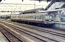 500 series set in original livery, 1984