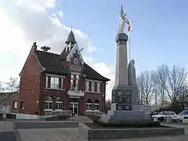 The town hall of Cuinchy