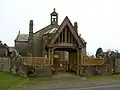 The parish church and lychgate.