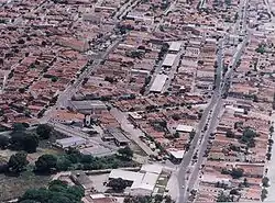 Currais Novos aerial view.