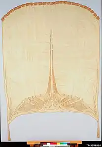 Guimard window curtain (Metropolitan Museum)