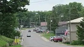 Looking west along Main Street (H-42)