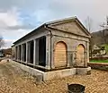 Fountain-lavoir in the village of Cussey