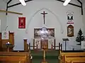 The church's altar