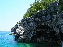 The "Grotto" at the Bruce Peninsula National Park