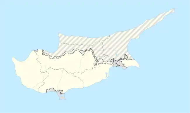 1997–98 Cypriot First Division is located in Cyprus