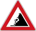 A 18: Falling rocks