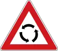 A 4: Intersection with a roundabout