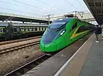 CR200J trainset at Dongguan East railway station