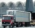 DAC 6 Turbo truck, Bucharest-Otopeni Airport, 1989