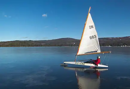 DN class ice boat.