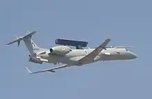 DRDO AEW&CS, on Embraer ERJ 145 as a platform, Fly pass at Aero India 2013