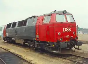 MZ class diesel locomotive in Odense