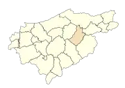 Location of El Taref in the El Taref Province