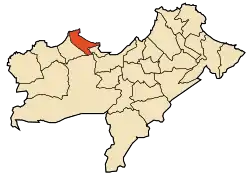 Location of Ain el-Turck