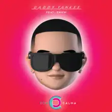 Cover of the song with the representation of a memoji of Daddy Yankee's face