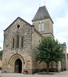 The church in Daglan