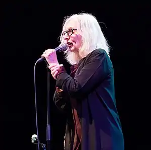 Krause performing in Tokyo, February 2017