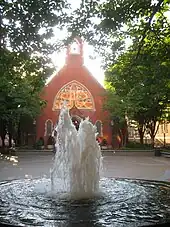 Chapel in early fall