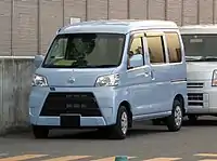 The 2017 facelift version of the Hijet Cargo, here a Cruise Turbo SA III (S321V)