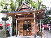 Daikoku-dō at Toyokawa Inari's Tokyo branch temple in Akasaka