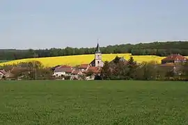 A general view of Dainville-Bertheléville