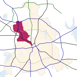 Location in Dallas