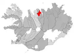 Location of Dalvíkurbyggð