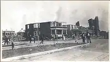 Victoria Avenue at Smith Street looking west to Metropolitan Methodist Church