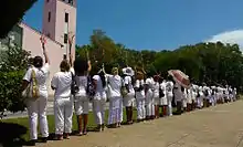 Members of Ladies in White demonstrating in Havana, Cuba, in 2012