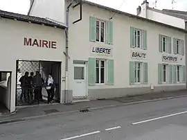 The town hall in Damelevières