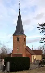 The church in Dampierre-en-Bresse